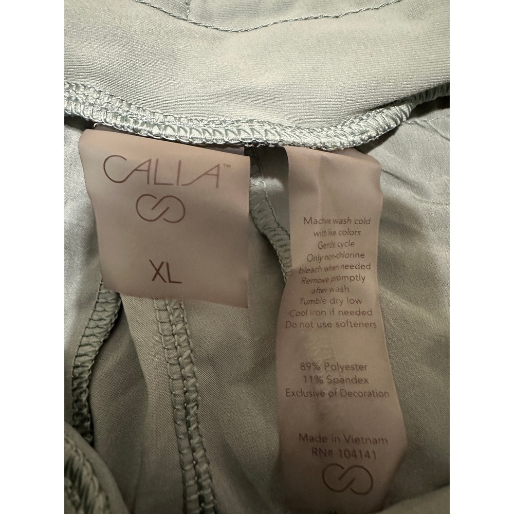 CALIA Womens XL Joggers Sage Green Cargo Pocket Athletic Pants - Picture 5 of 6